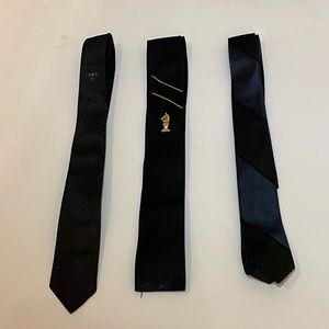 Vintage skinny ties